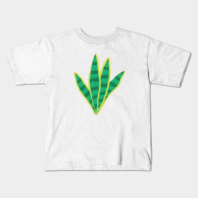 Aloe Vera Kids T-Shirt by Salty Siren Studios